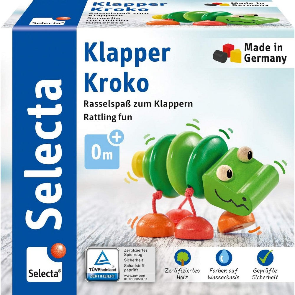 Selecta - Klapper Kroko - baba fajáték doboz elolap