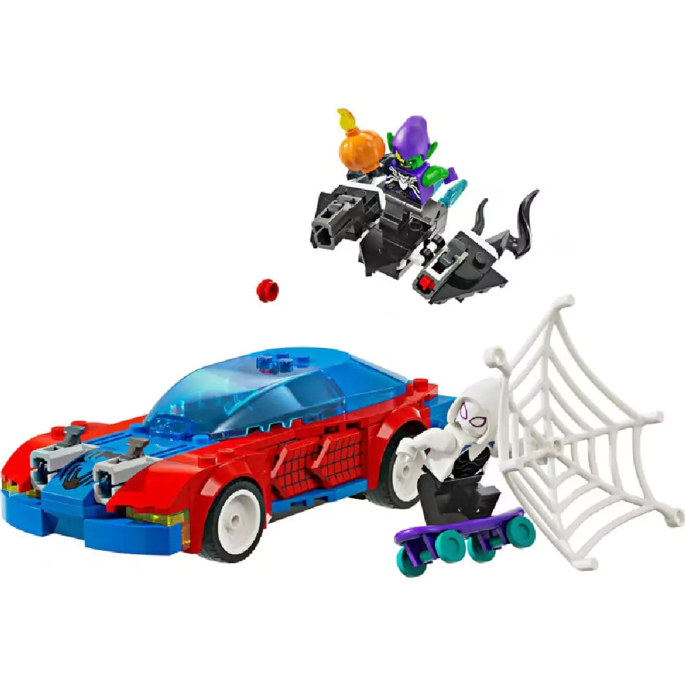 LEGO Marvel Super Heroes Pókember versenyautó & Venomizált Zöld Manó 76279 tartozékok