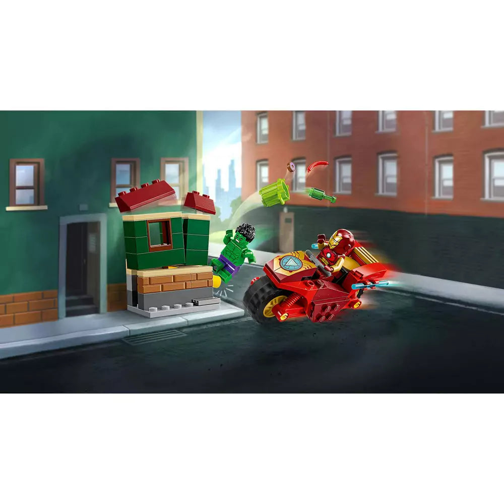 LEGO Marvel Super Heroes Vasember motorral és Hulk 76287