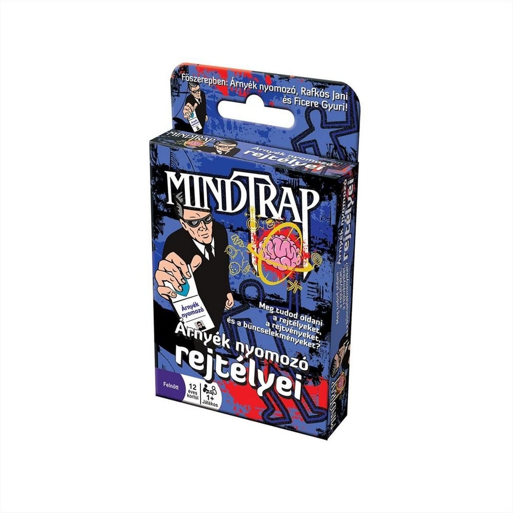 MindTrap - Árnyék nyomozó rejtélyei magyar nyelvű társasjáték