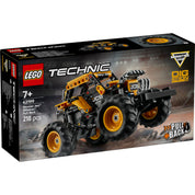 A LEGO Technic Monster Jam™ DIGatron™ (42199) doboza, amelyen a hátrahúzhatós monster truck látható, izgalmas grafikai elemekkel.