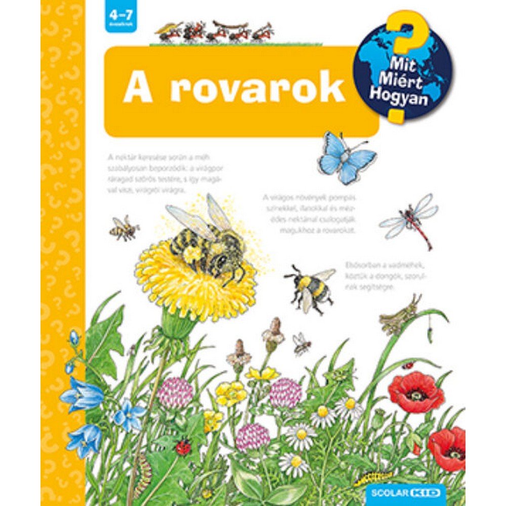 A rovarok Mit? Miért? Hogyan? (21.) magyar nyelvű könyv