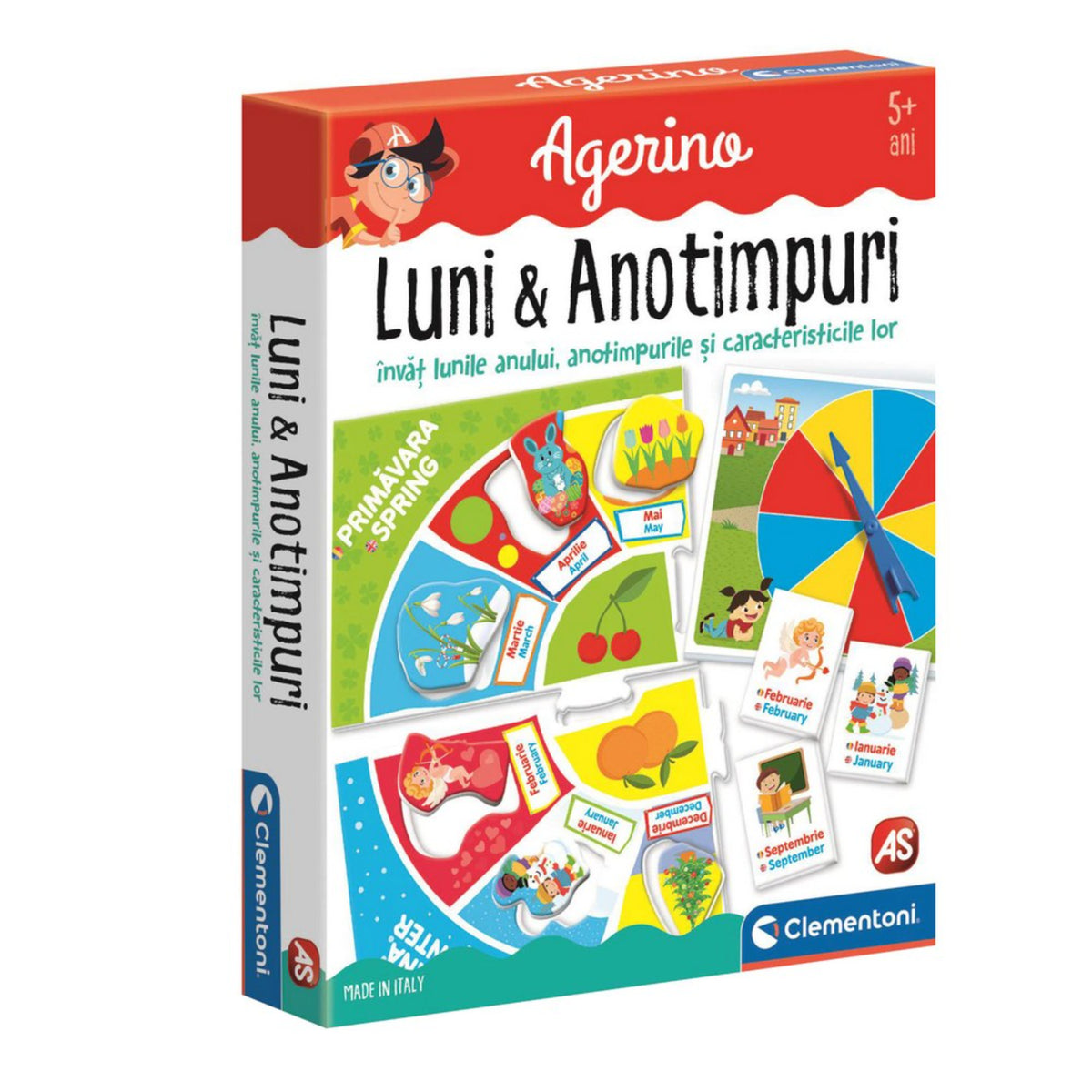 Agerino Luni și anotimpuri, joc educativ - játék