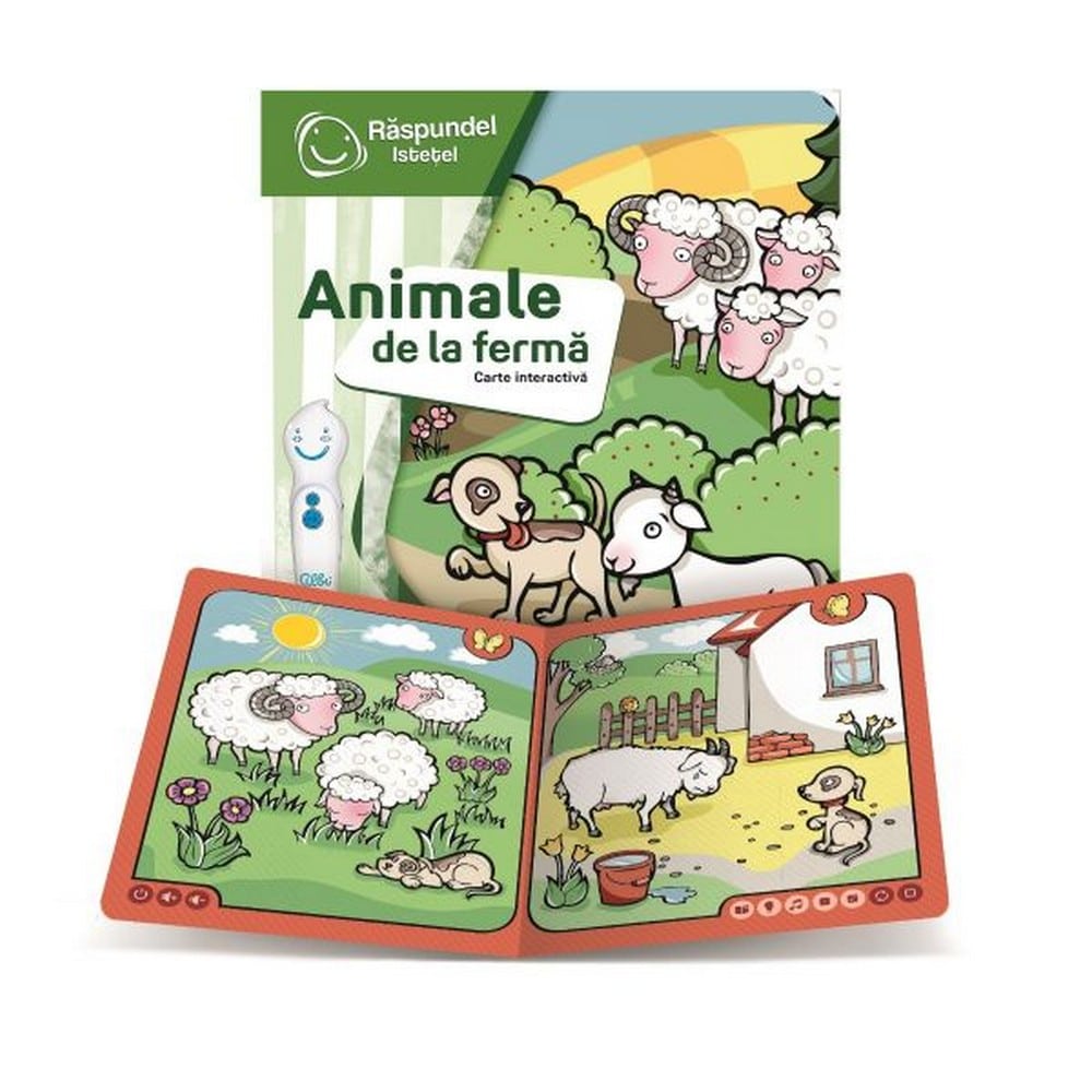 Răspundel Istețel - Carte Animale de la ferma - könyv