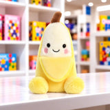 Aurora Palm Pals: Figurină de pluș banana, 13 cm