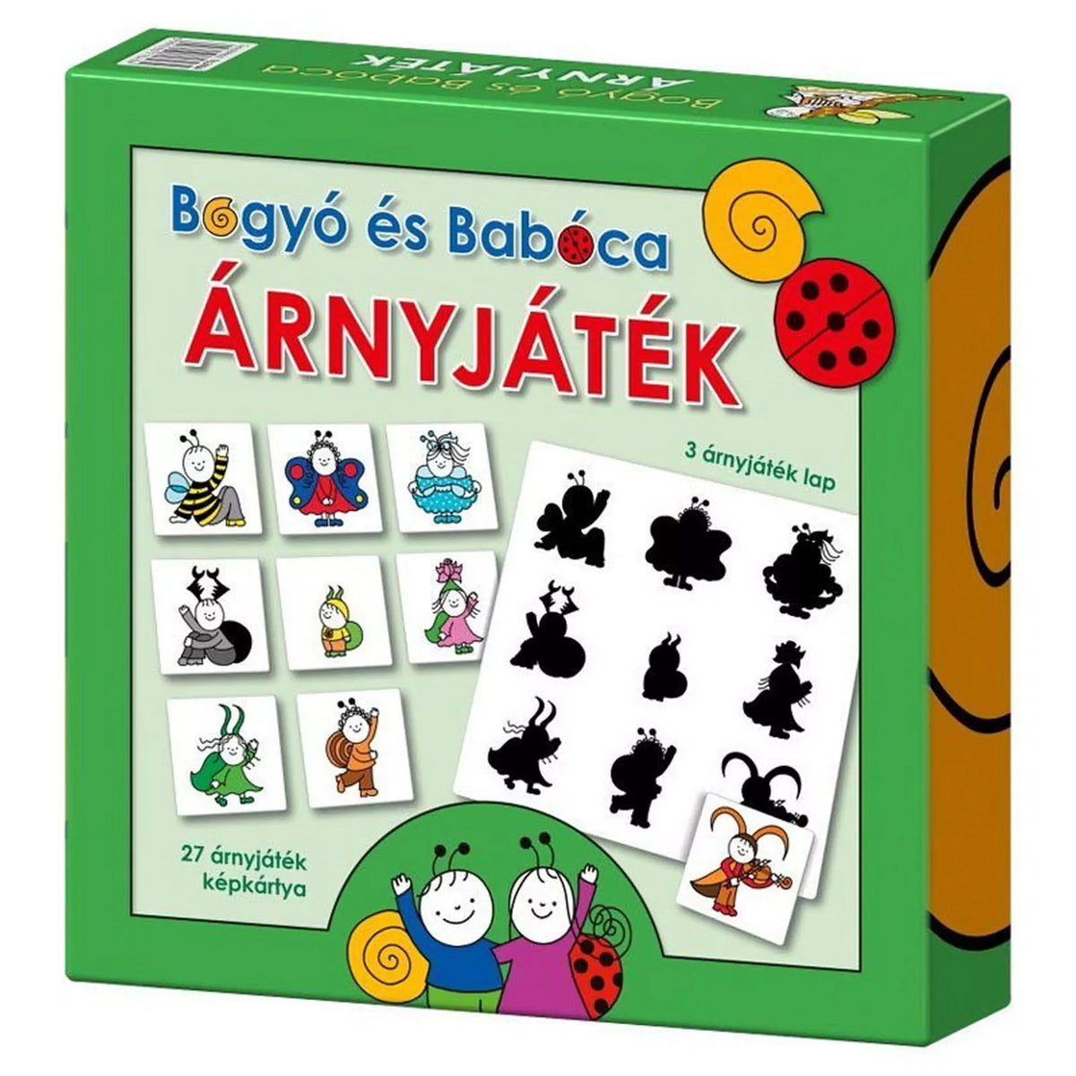 Bogyó és Babóca Árnyjáték magyar nyelvű társasjáték