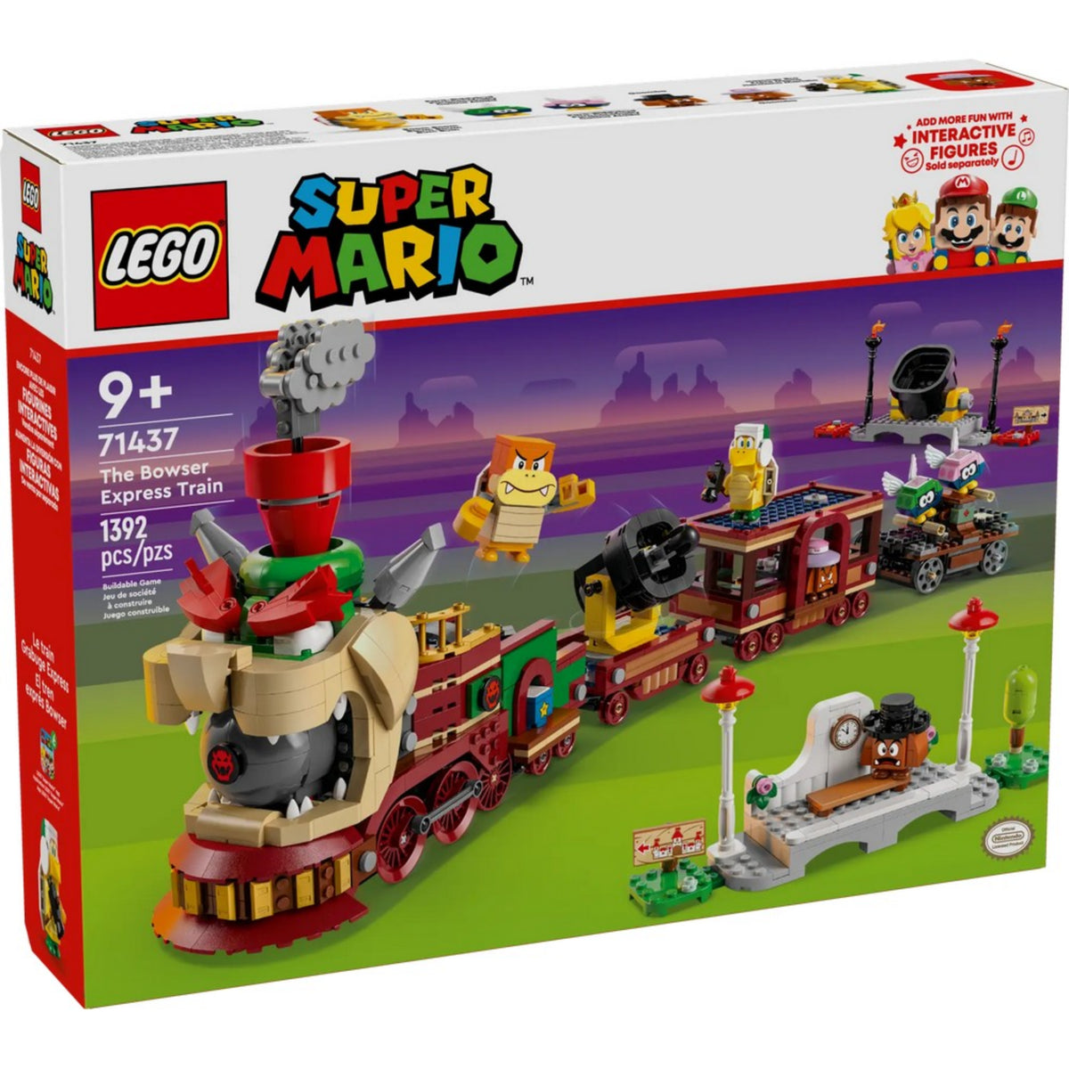 LEGO Super Mario: Bowser expresszvonata 71437, 1392 darabos
