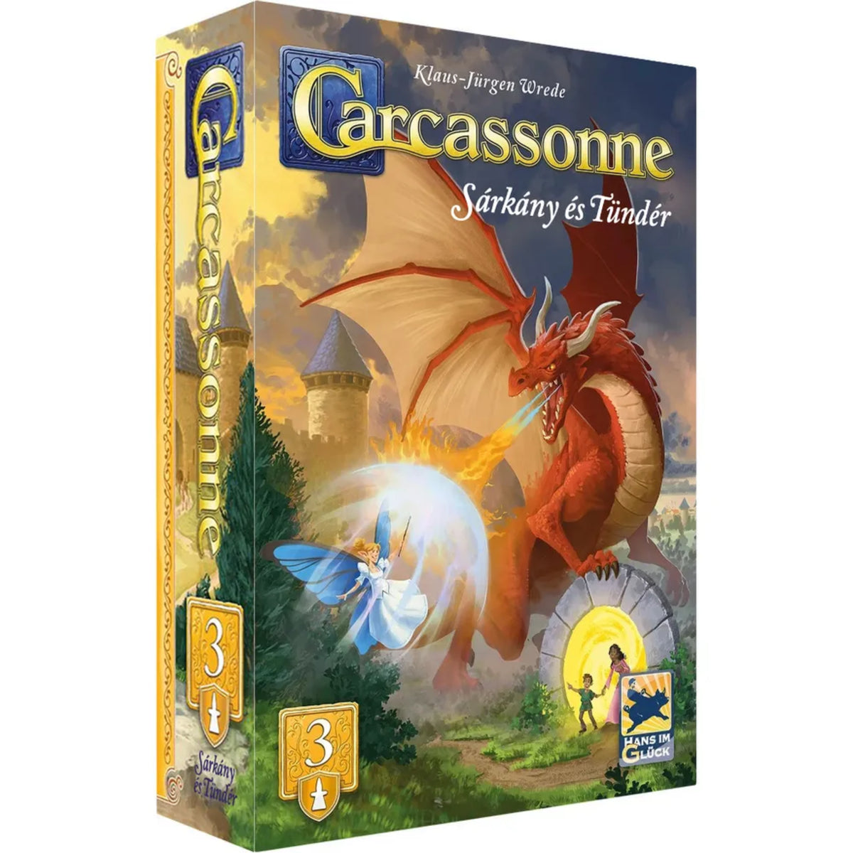 Carcassonne 3. Sárkány és Tündér magyar nyelvű kiegészítő