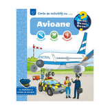 Carte de activități cu Avioane, román nyelvű foglalkoztató