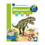 Carte de activități cu Dinozauri, román nyelvű foglalkoztató