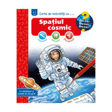 Carte de activități cu Spațiul cosmic, román nyelvű foglalkoztató