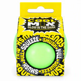 Cool Mix Squishy Glow in the Dark ball stresszlevezető játék (zöld)