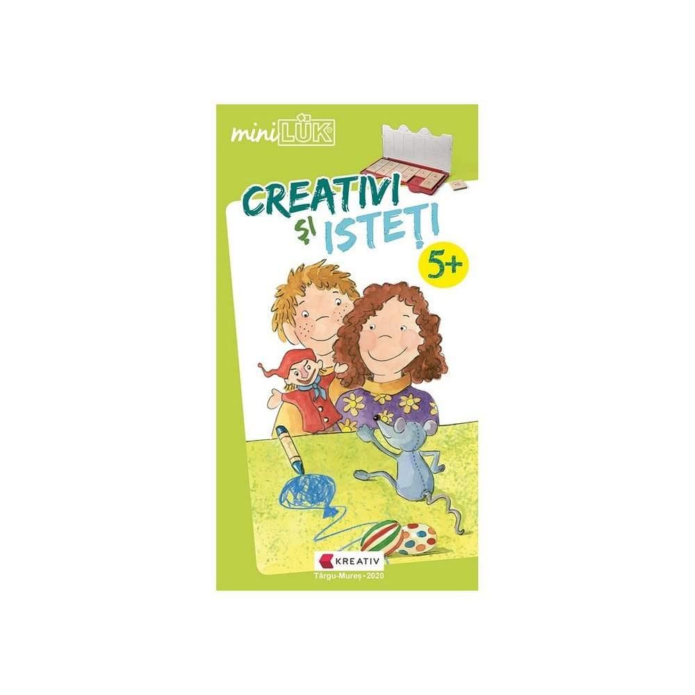 Joc educativ LUK, Creativi si Isteti, exercitii distractive si creative, 5+ - munkafüzet