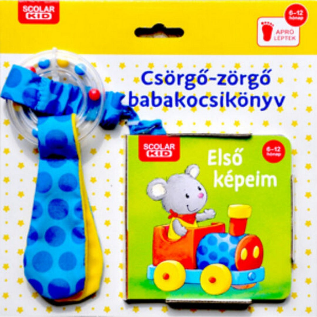 Csörgő-zörgő babakocsikönyv: Első képeim