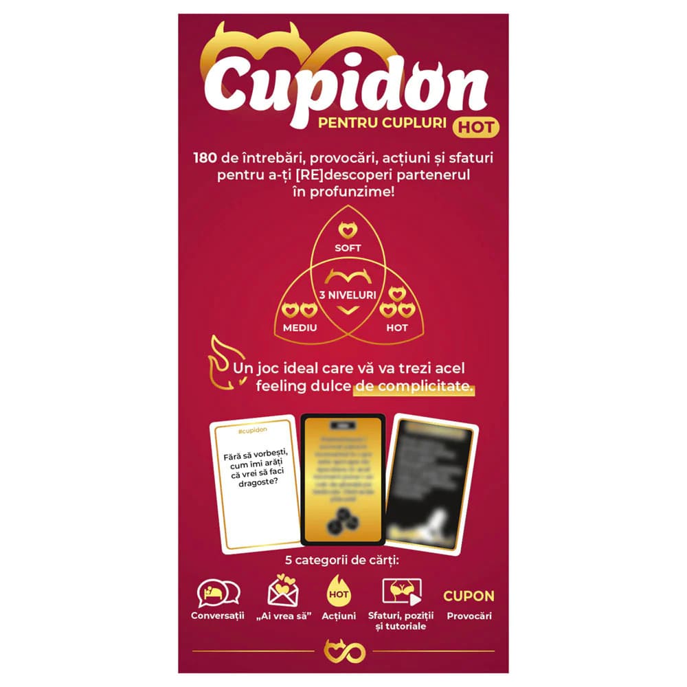 Cupidon Hot - jocul pentru cupluri  - román nyelvű társasjáték