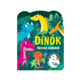 Dinók Verses Színező magyar nyelvű könyv