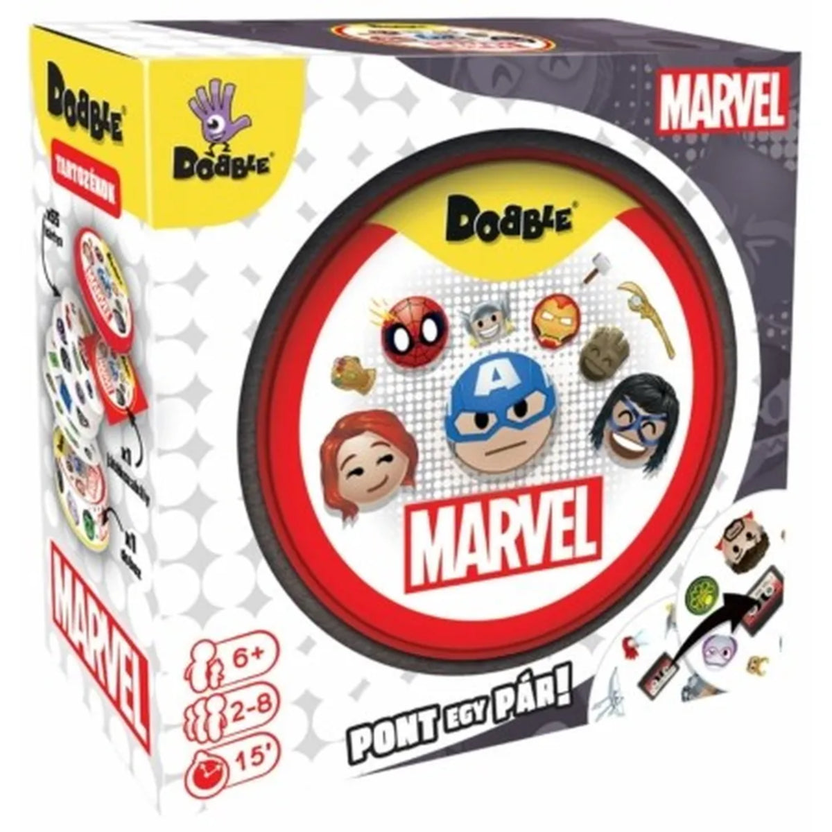 Dobble Marvel, magyar nyelvű társasjáték