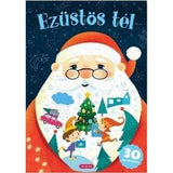 Ezüstös Tél, magyar matricás foglalkoztató