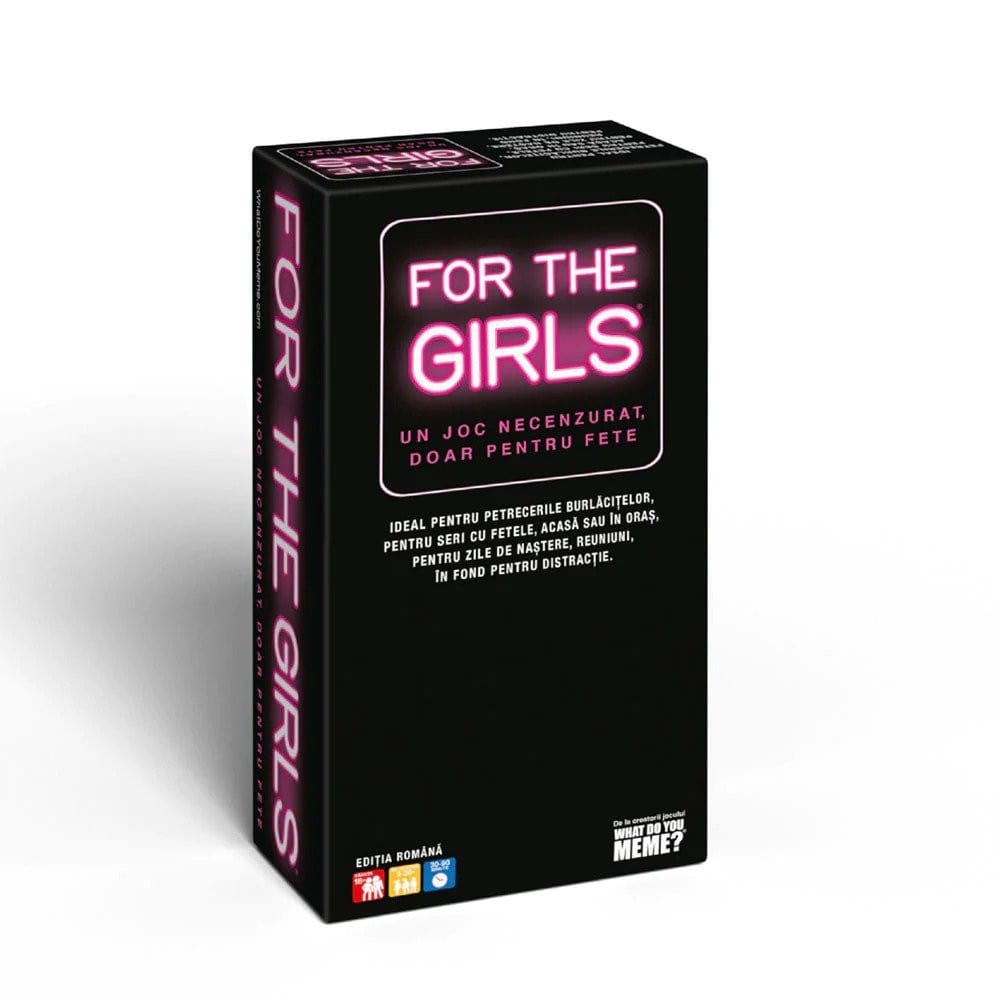 For the Girls: un joc necenzurat doar pentru fete, román nyelvű társasjáték