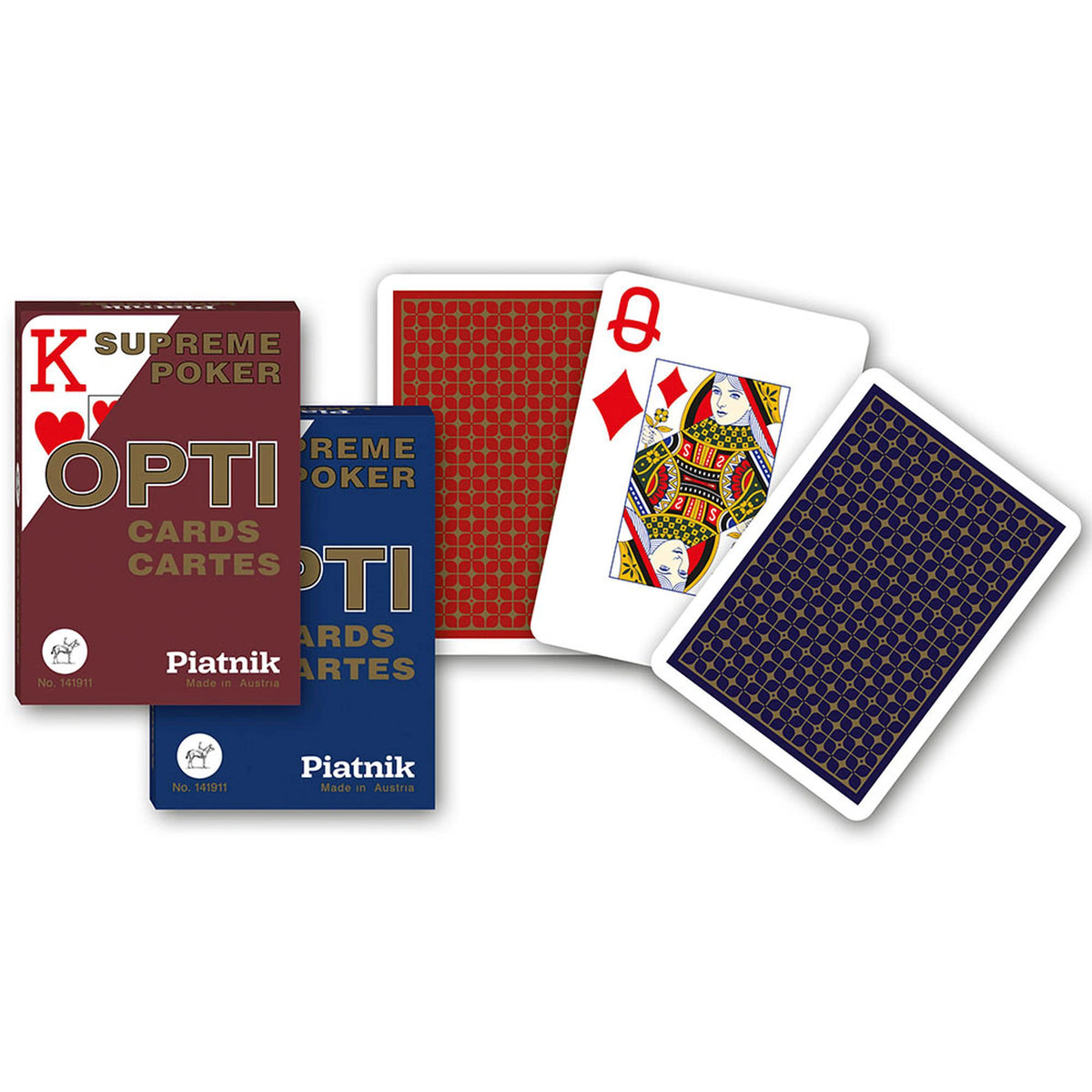 Francia kártya 1x55-ös készlet: Opti pókerkártya