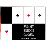 Pachet de cărți 2x55: Standard canasta, remi și bridge