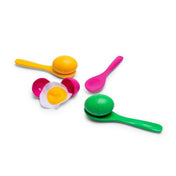 Egyensúlyozó játék - Tojás party, BS Toys GA332, a doboz tartalma