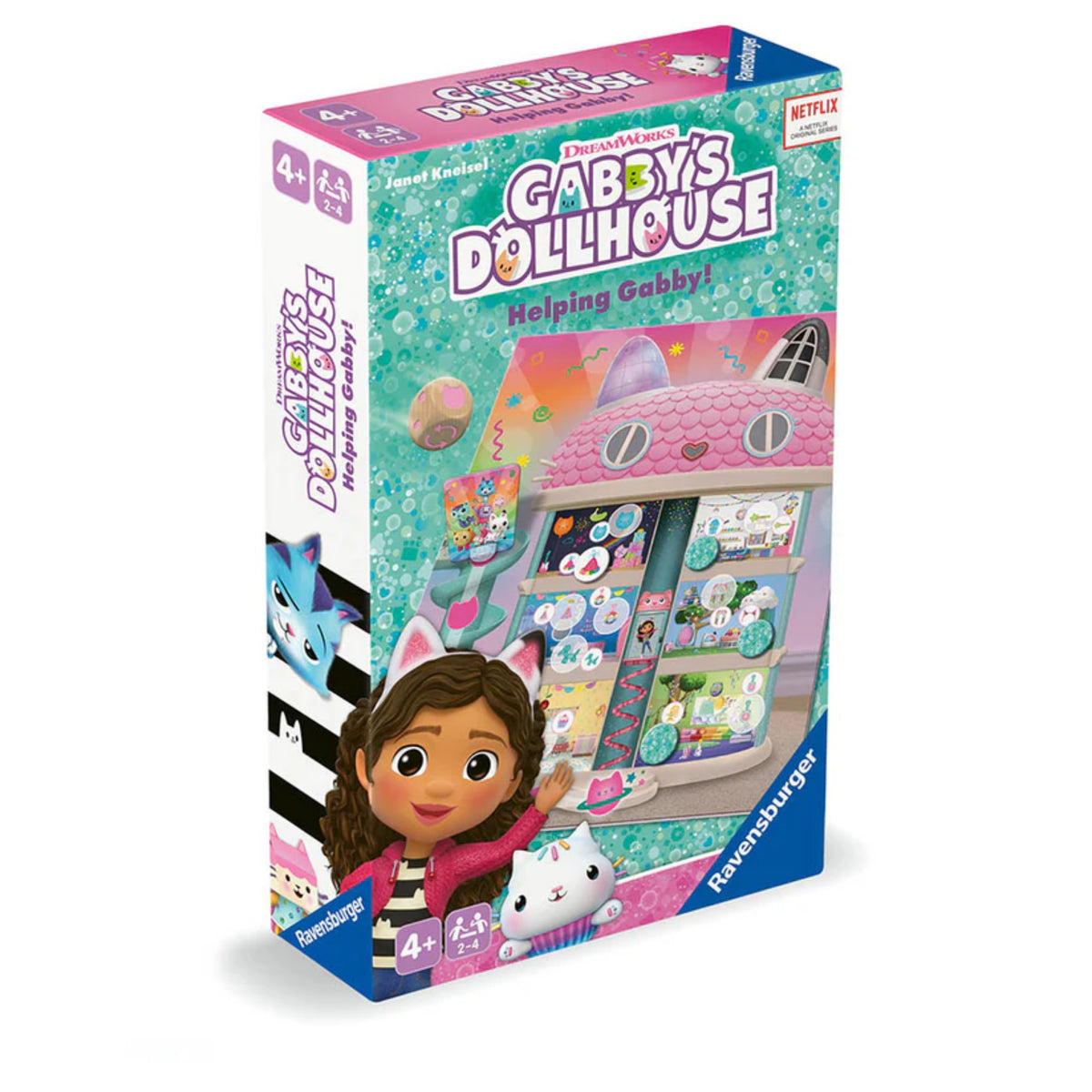 Gabby's Dollhouse: Helping Gabby! többnyelvű társasjáték