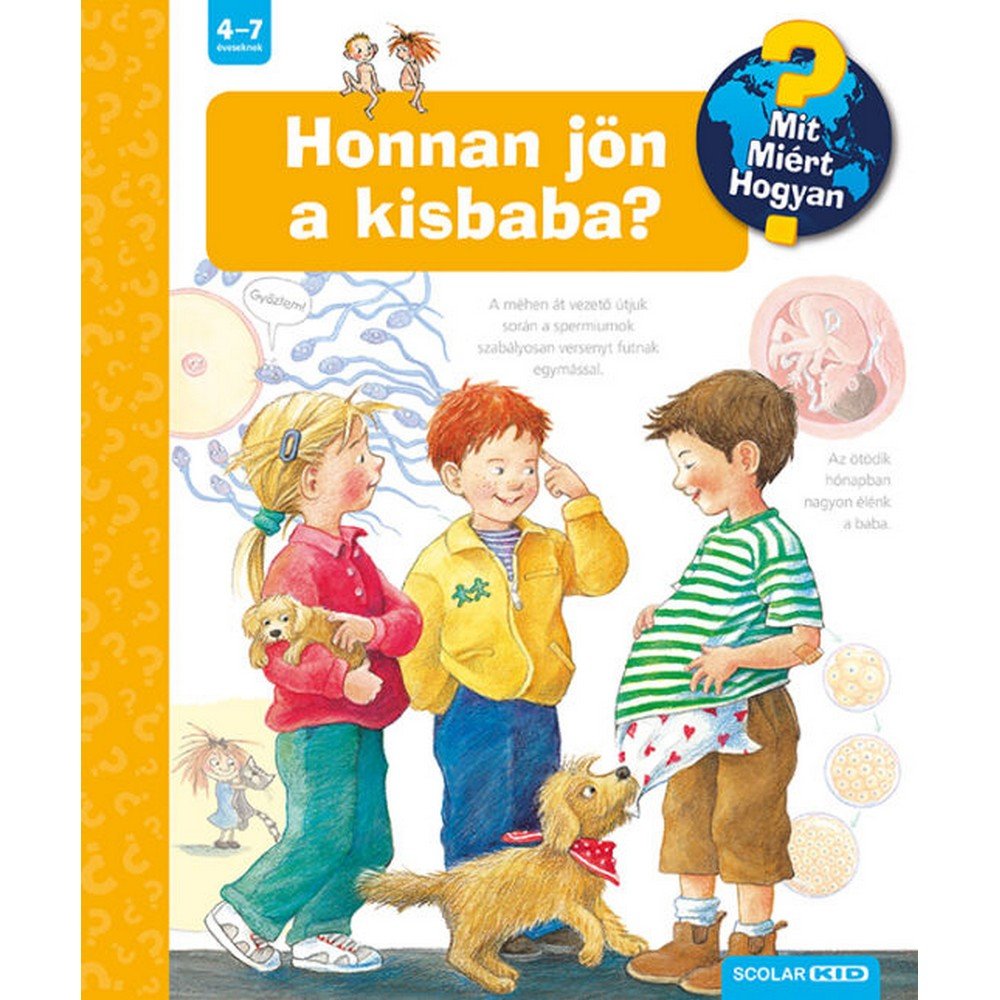 Honnan jön a kisbaba? Mit? Miért? Hogyan? (20.) magyar nyelvű könyv