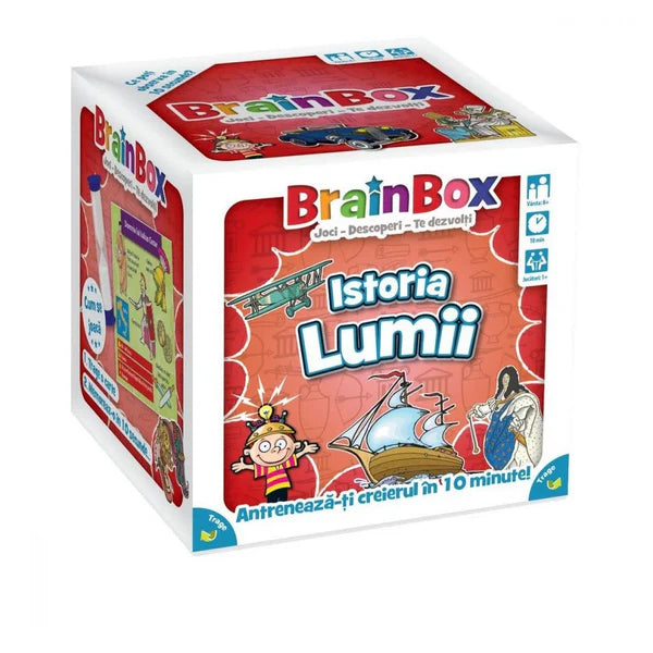 Brainbox - Istoria lumii román nyelvű társasjáték