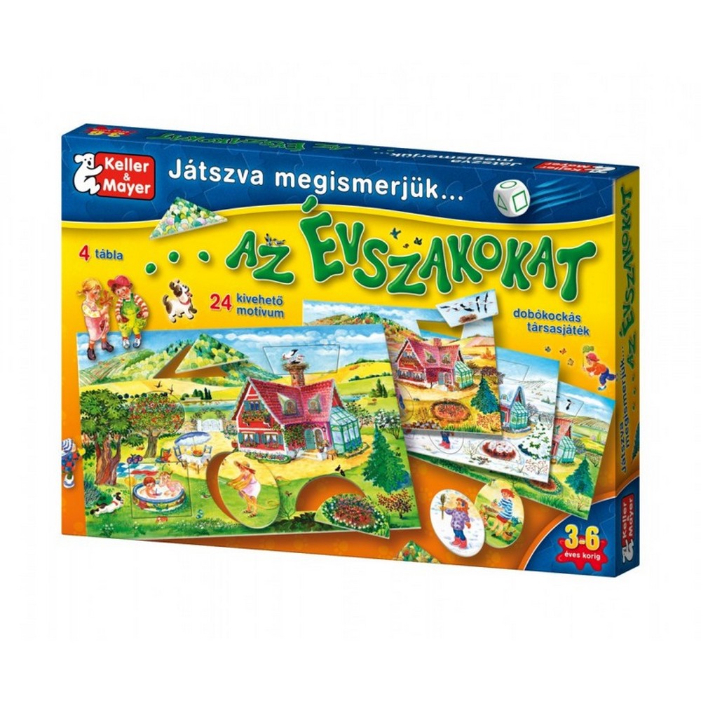 Játszva megismerjük az évszakokat magyar nyelvű társasjáték