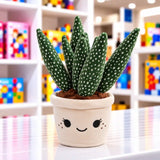 Cactus în ghiveci: Figurina de pluș Aloe Vera, 19-27 cm