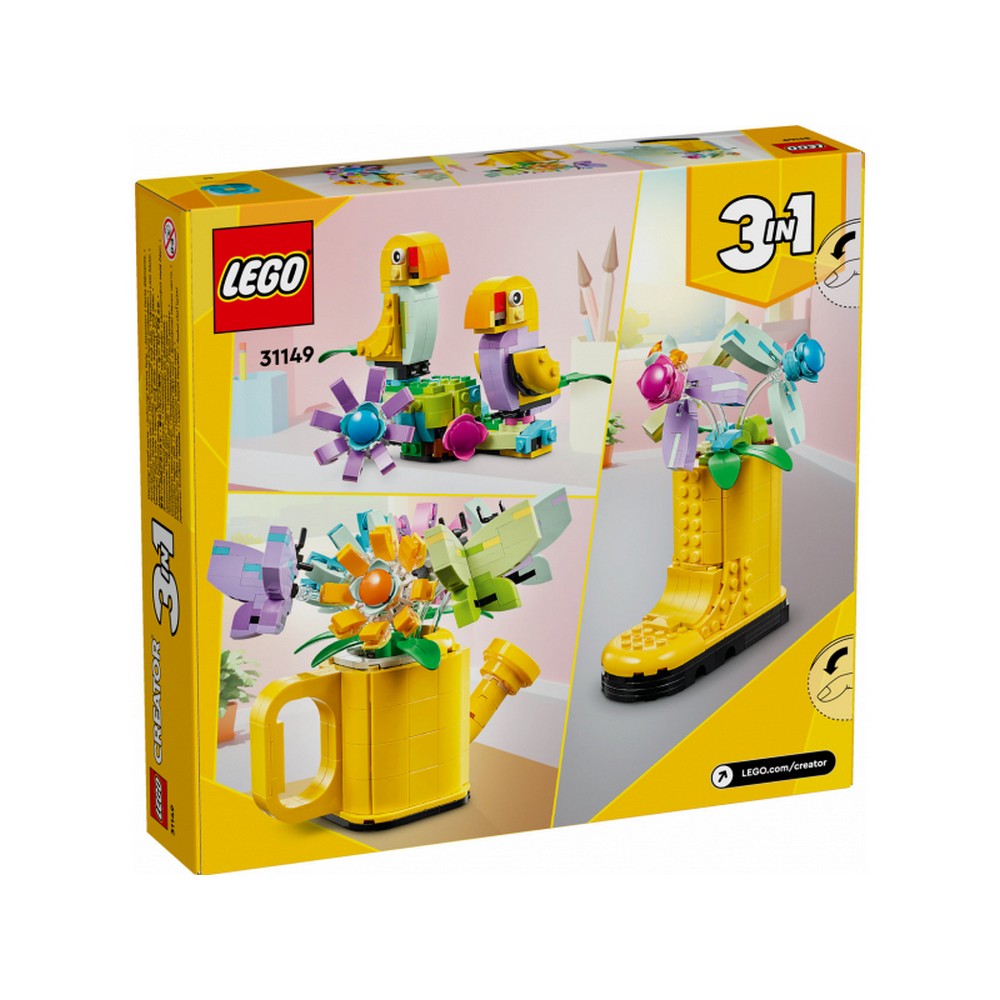 LEGO Creator 3-in-1 Virágok locsolókannában 31149 420 darabos