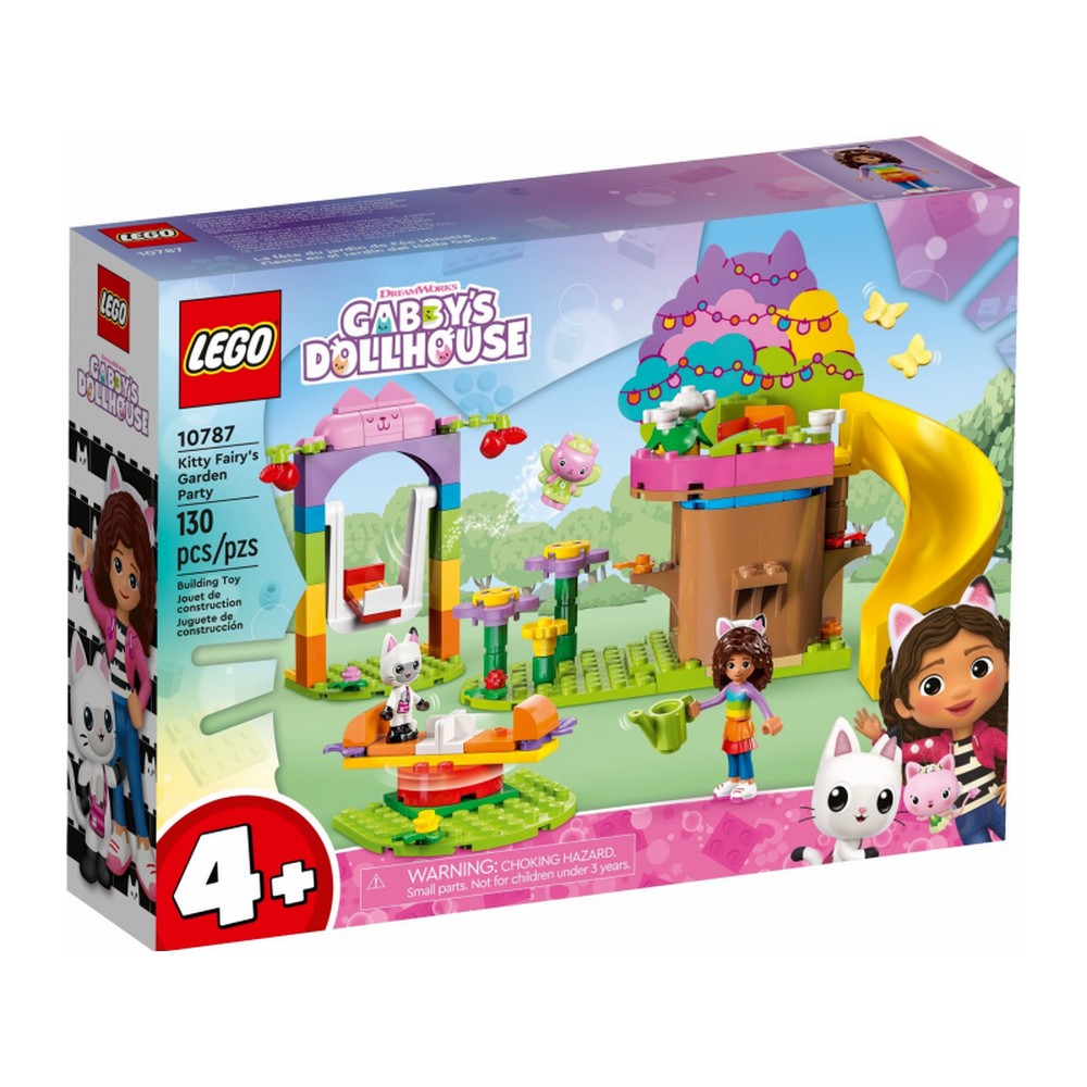 LEGO Gabby s Dollhouse Cicatündér kerti partija 10787 130 darabos