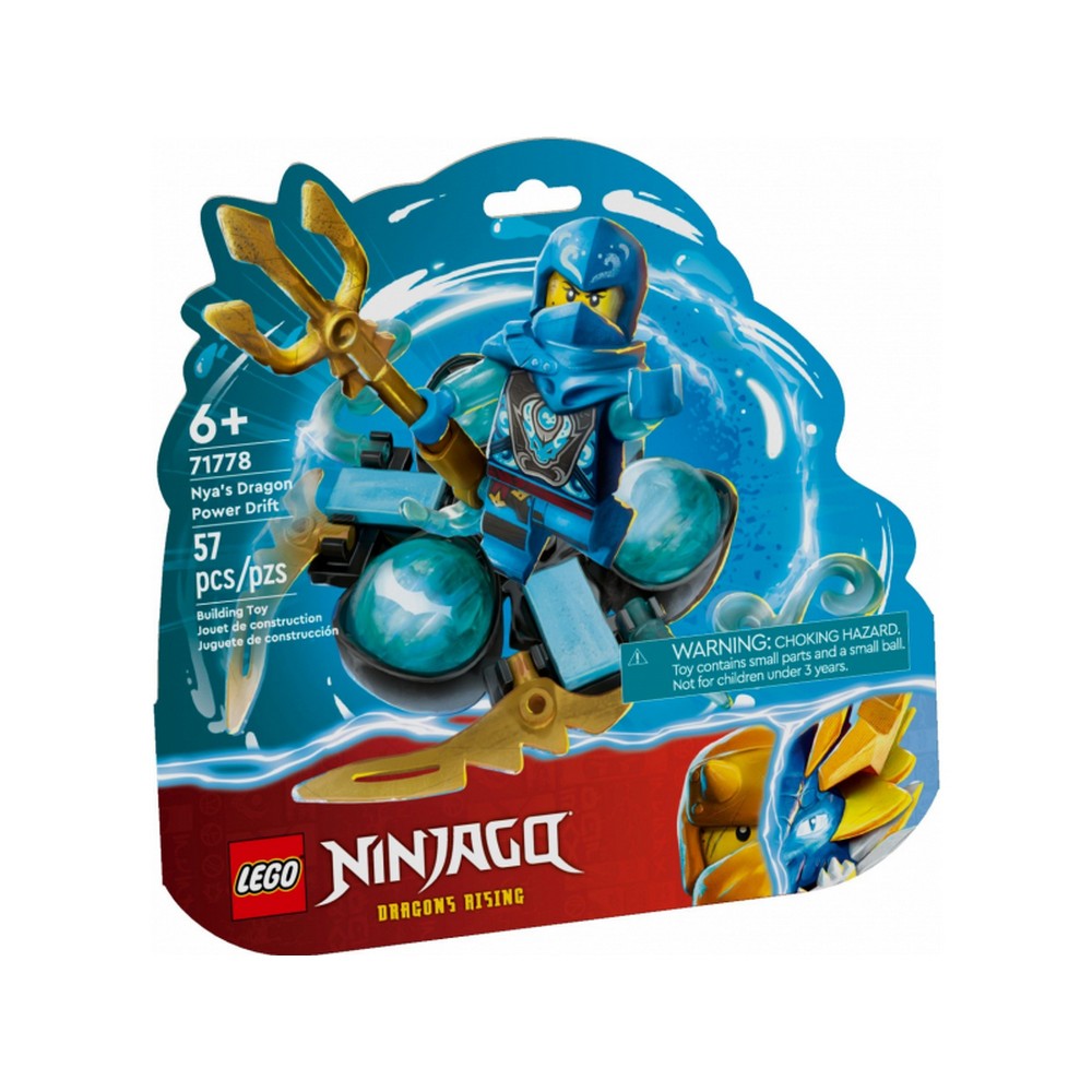 LEGO  NINJAGO Nya sárkányerő Spinjitzu driftelése 71778 57 darabos