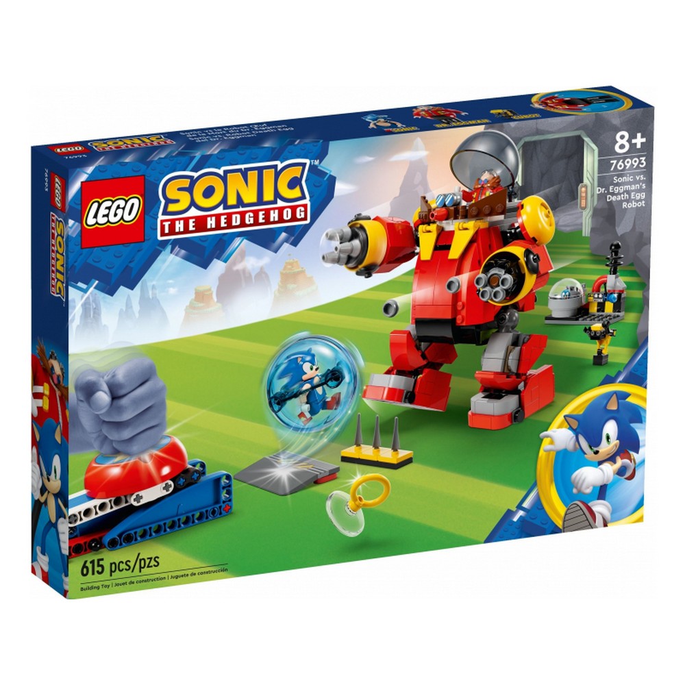 LEGO® Sonic the Hedgehog™ Sonic vs. Dr. Eggman robotja 76993 615 darabos