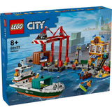 LEGO CITY Tengerparti kikötő teherszállító hajóval 60422 1226 darabos