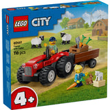 LEGO City Piros traktor, utánfutó és juhok (60461) 116 darabos