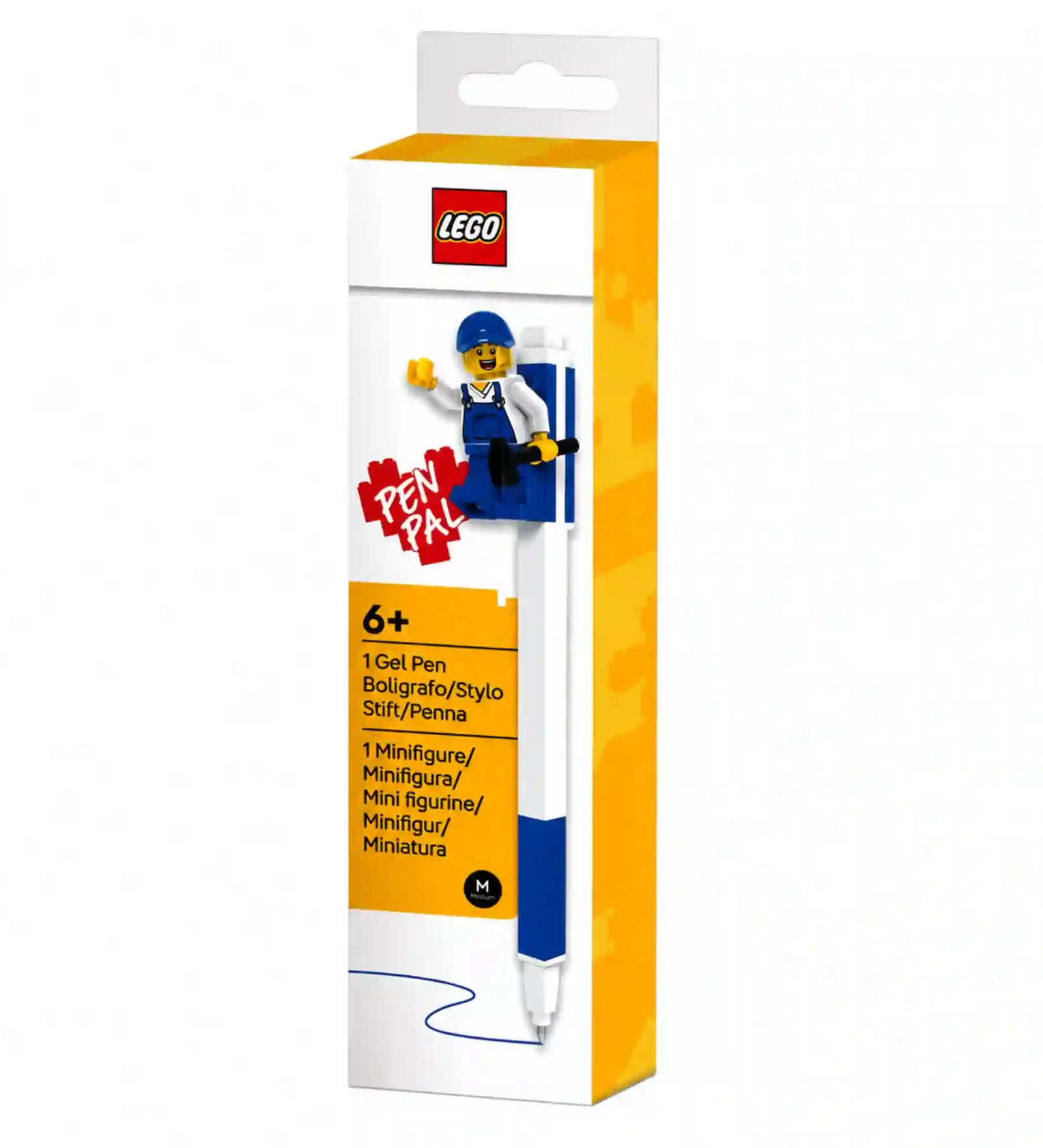 LEGO Toll (53702) eredeti LEGO csomagolásban, kék munkás minifigurás golyóstollal.