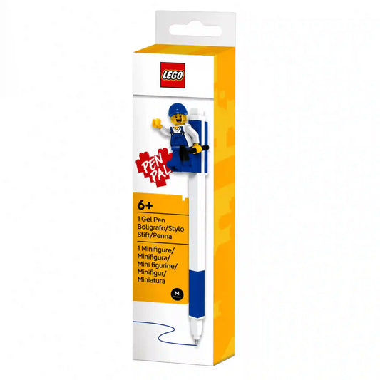 LEGO Toll (53702) eredeti LEGO csomagolásban, kék munkás minifigurás golyóstollal.