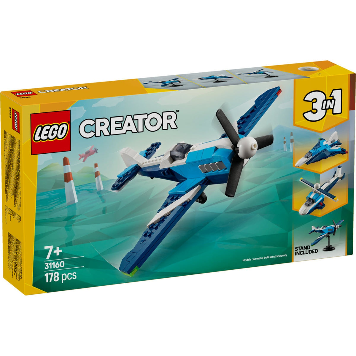 LEGO Creator Versenyrepülő 31160 178 darabos