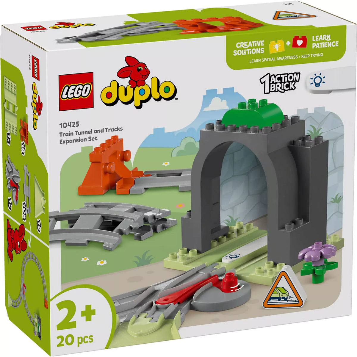LEGO DUPLO Kiegészítő készlet, Alagút és Vasúti Sínek 10425 20 darabos