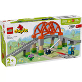 LEGO DUPLO Set de extindere Pod cu sine de cale ferata 10426, 42 piese