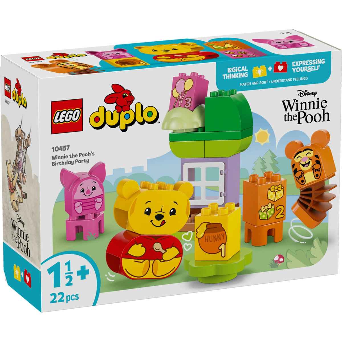 LEGO DUPLO Micimackó születésnapi zsúrja 10457, 22 darabos
