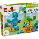 LEGO Duplo: 3 az 1-ben guruló dinók 10451, 108 darabos