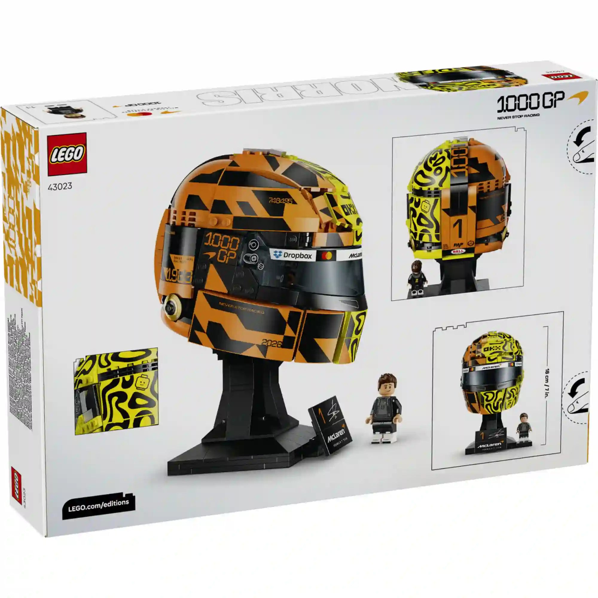 スキンダプサス　SALEセット　F1 LEGO Editions: McLaren Mastercard F1 Team Lando Norris sisakja