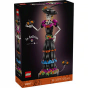 A LEGO Ideas La Catrina 21372 készlet dobozának eleje a színes La Catrina modellel.