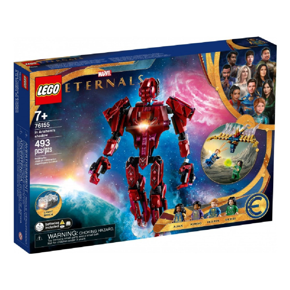 LEGO Marvel: Az Örökkévalók Arishem árnyékában 76155, 493 darabos