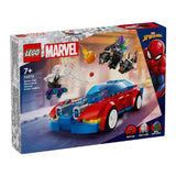 LEGO Marvel: Mașina de curse a Omului Păianjen și Venom Green Goblin 76279, 227 piese
