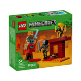 LEGO Minecraft: Batalie deasupra lavei în Nether 21266, 99 piese