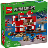 LEGO Minecraft: Mooshroom Ház 21270, 500 darabos